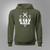 Krav Maga Israeli Defense Military Green Hoodie