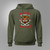 Muay Thai Tiger Fight Club Military Green Hoodie