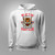 Muay Thai Tiger Fight Club White Hoodie