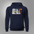 New Grand Master Ip Man Wing Chun Tsun Kungfu Silhouette Navy Hoodie