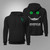 Combat Rescue Cheshire Cat Were All Crazy Black Hoodie