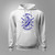 Samurai Bushido Warrior Preparing For Battle Japanese Warrior White Hoodie