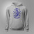 Samurai Bushido Warrior Preparing For Battle Japanese Warrior Sport Grey Hoodie