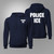 POLICE ICE U.S. Immigration and Customs Enforcement Navy Hoodie