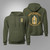 US Army First Sergeant 1SG Retired Military Green Hoodie