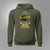Welder Who Loves Fishing Military Green Hoodie Welder Who Loves Fishing Military Green Hoodie