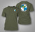 61st Airlift Squadron USAF Military Green T-Shirt