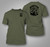 St. Michael Protect Us Military Green T-Shirt