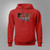 FA-18 F-18 Super Hornet Fighter Plane US Flag Red Hoodie
