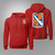 198th Infantry Brigade U.S. Army Infantry Red Hoodie 198th Infantry Brigade U.S. Army Infantry Red Hoodie