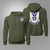 US Army 503rd Parachute Airborne Infantry Regiment DUI Military Green Hoodie