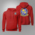 USS Franklin D. Roosevelt CV-42 Aircraft Carrier Red Hoodie