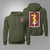 U.S. Army 30th Medical Command Medical Corps Military Green Hoodie