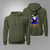 Naval Test Pilot School (USNTPS) U.S. Navy Military Green Hoodie