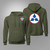 U.S. Army 3rd Sustainment Command Military Green Hoodie