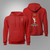 British Royal Army Corps of Signals Red Hoodie British Royal Army Corps of Signals Red Hoodie