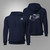 Glock Gun Outline Navy Hoodie Glock Gun Outline Navy Hoodie