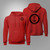 United States Air Force Veteran Red Hoodie