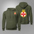 HMS Prince of Wales R09 Royal Navy Aircraft Carrier Military Green Hoodie