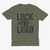 Soldier "Lock and Load" Military Style Military Green T-Shirt Soldier "Lock and Load" Military Style Military Green T-Shirt