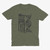 Freedom It's In My DNA 2nd Amendment Distressed USA Flag Military Green T-Shirt