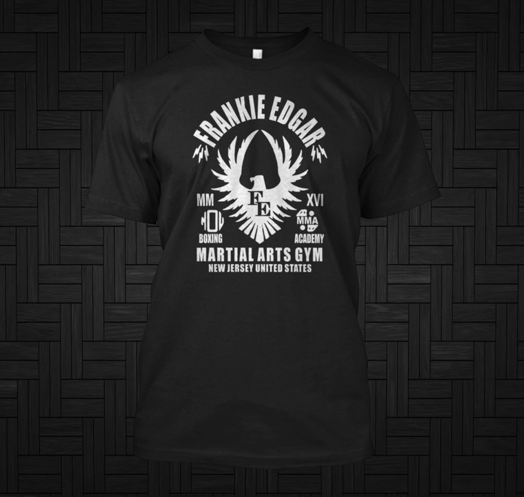 Frankie Edgar Martial Arts Gym Black T-Shirt