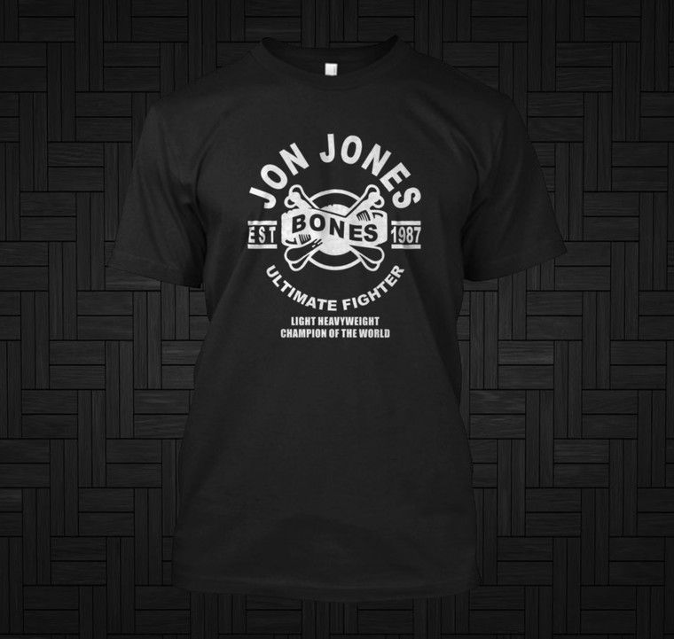 Jon Bones Jones 2 Black T-Shirt