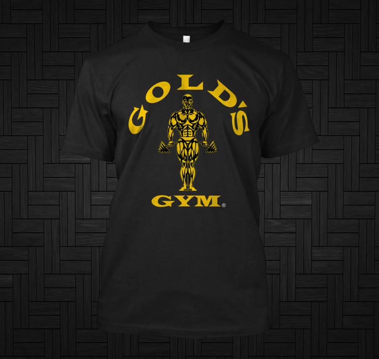 Gold's Gym Logo Black T-Shirt