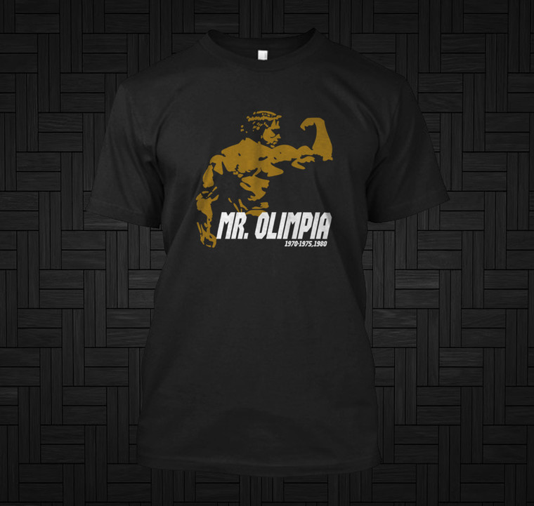 Arnold Schwarzenegger Mr. Olimpia Black T-Shirt