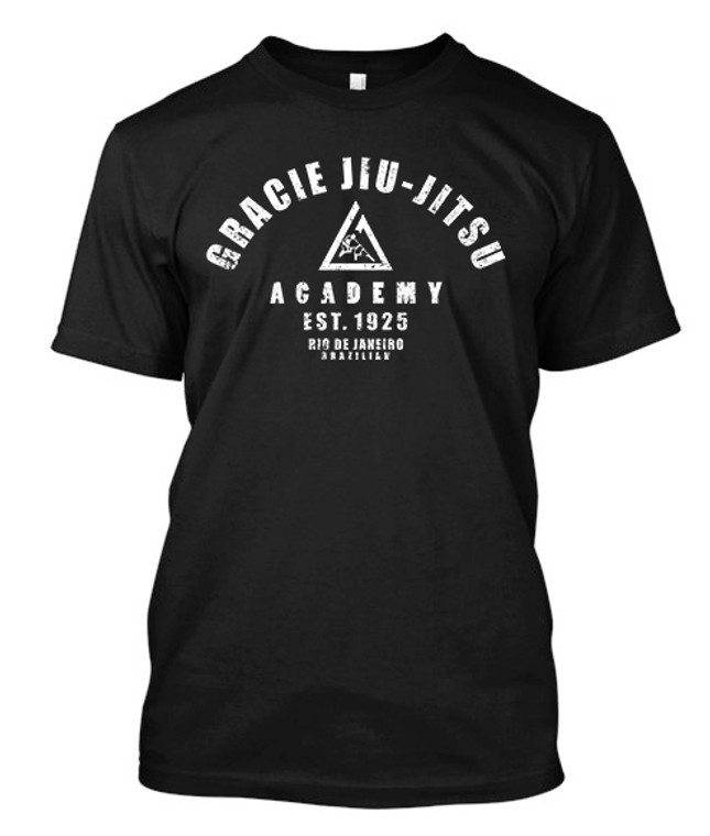 Gracie jiu jitsu Academy black t-shirt