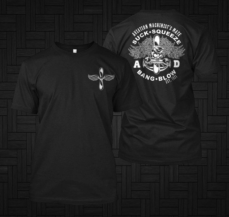 US Navy AD Aviation Machinist's Mate Black Shirt