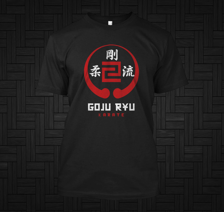 Goju Ryu Karate Japanese Martial Arts Black T Shirt
