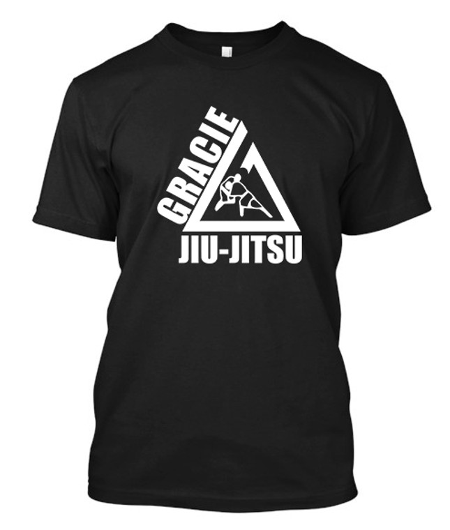 Gracie Jiu Jitsu Black T Shirts