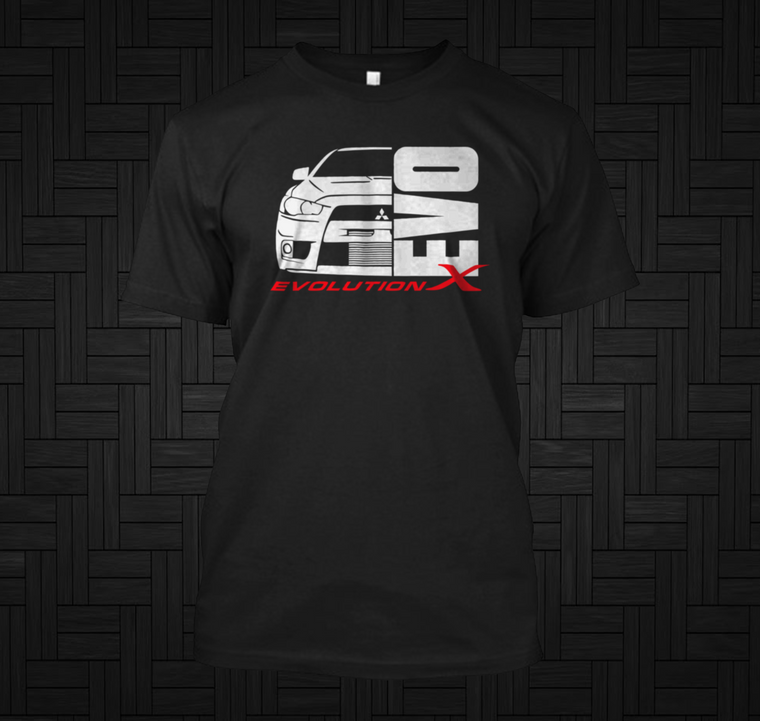 Evo X 10 Evolution Black Shirt