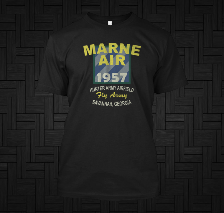 3rd Combat Aviation Marne Air Black T-shirt