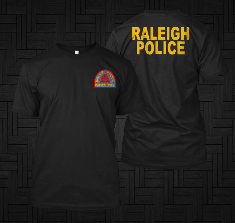 Police Department Raleigh  US United States Special Force Black T-Shirt