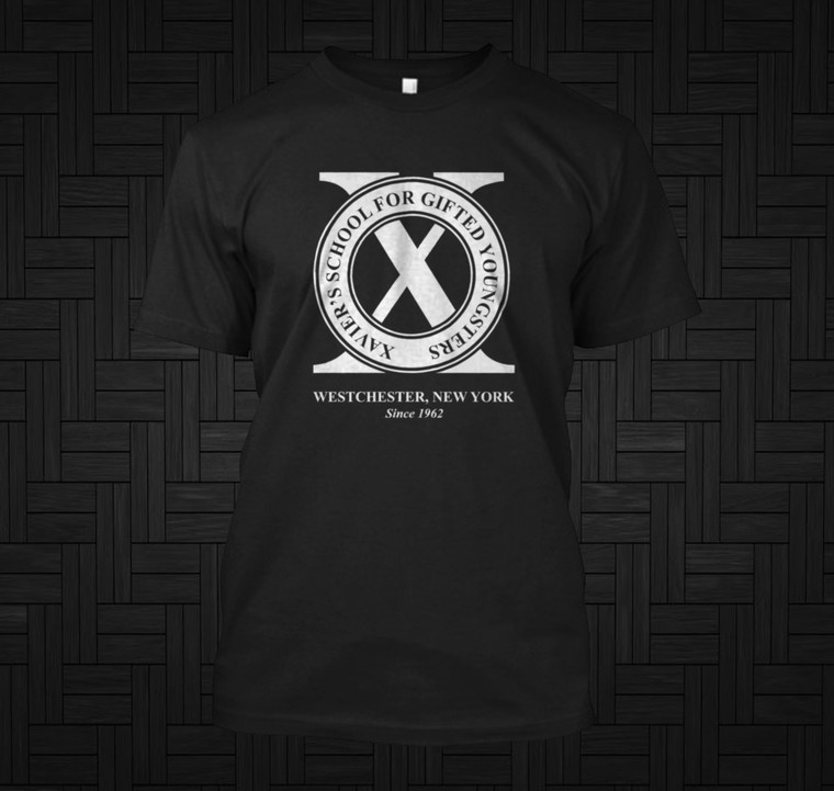 X-Men Cosplay Sweater Xavier's School Black T-Shirt