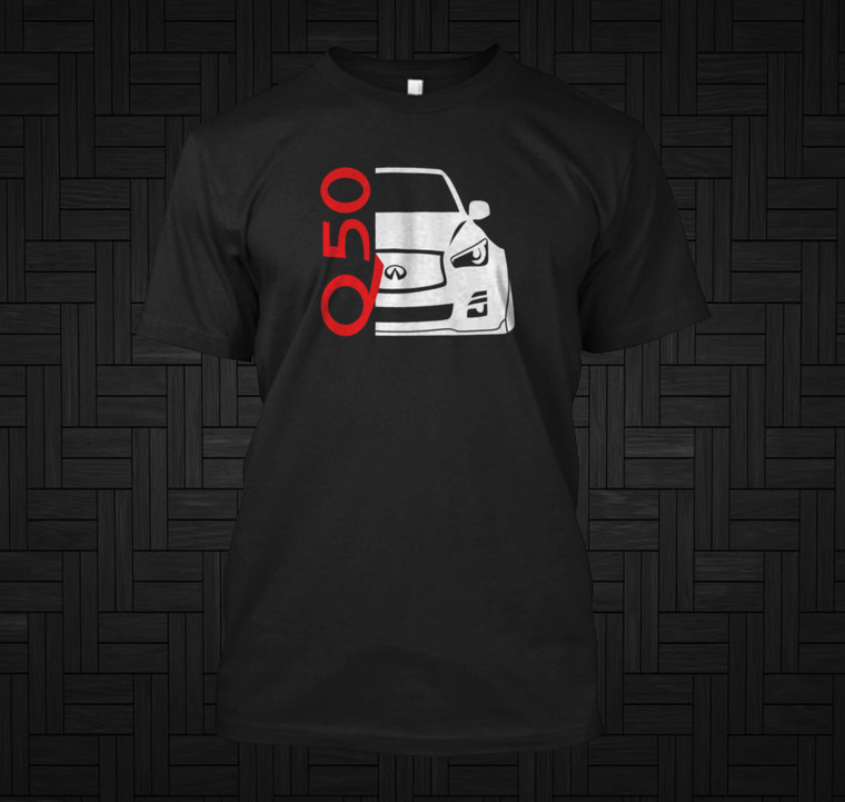 Q50 Infiniti Coupe Black T-Shirt