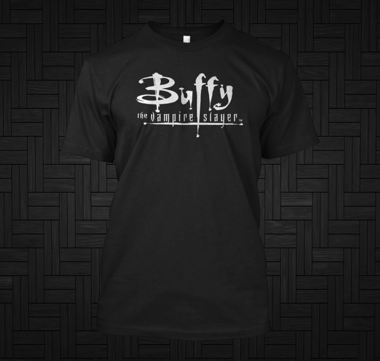 Buffy The Vampire Slayer Classic Retro Black T-shirt