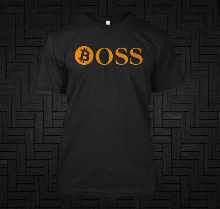 BOSS Bitcoin Black Shirt
