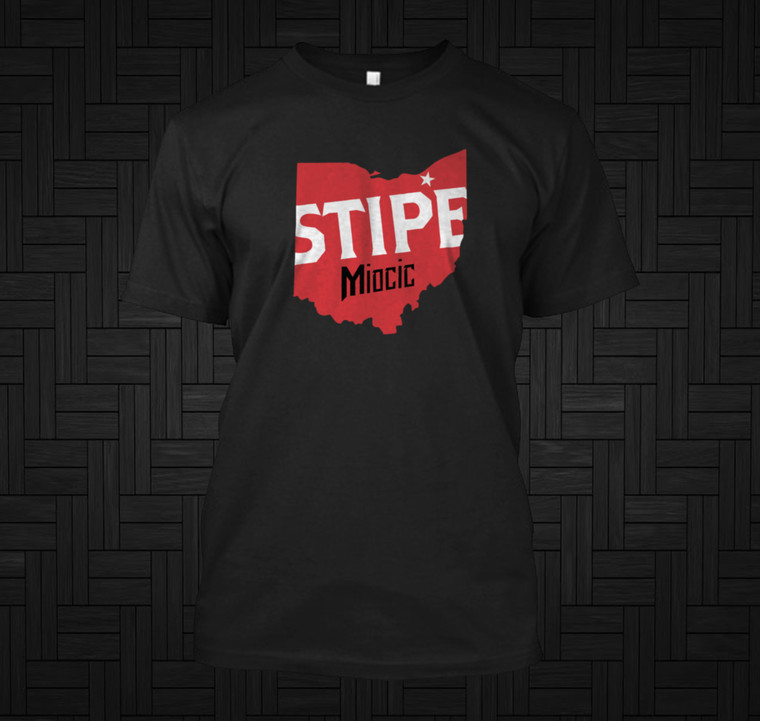 Stipe Miocic Ohio Pride MMA Fighter Black T-Shirt