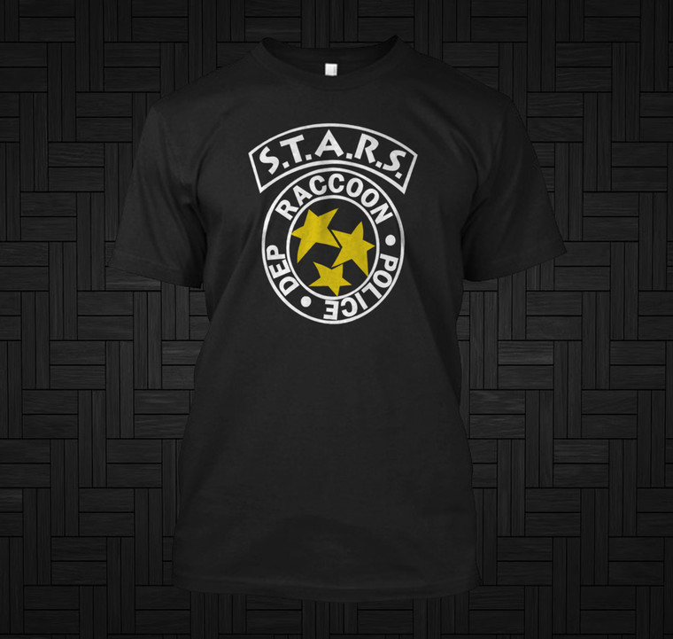 Resident Evil STARS Black T-Shirts