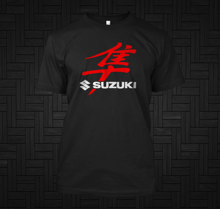 Hayabusa Suzuki Racing Motorsport Black T-shirt