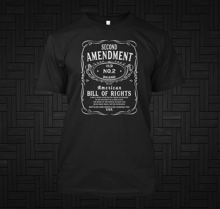 2nd Amendment Black T Shirt