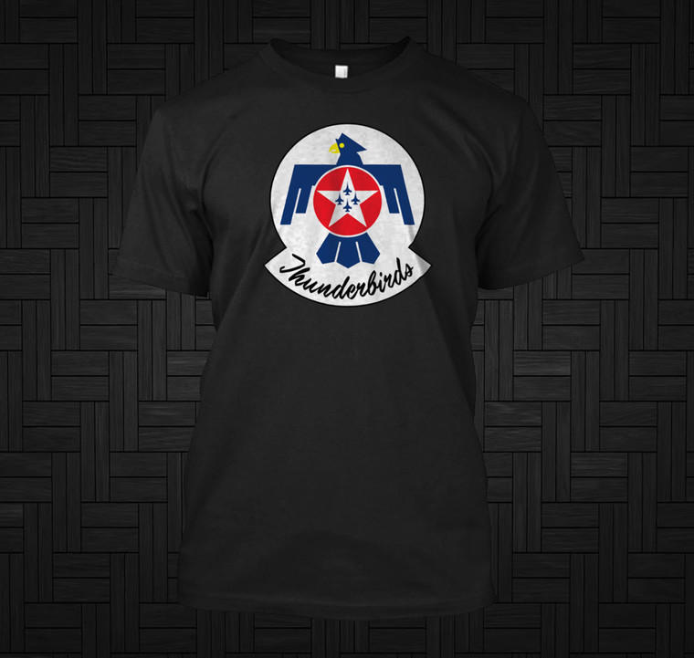 Thunderbirds USAF Vintage Black Shirt