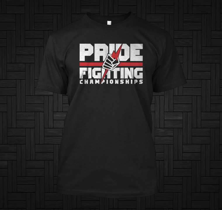 Pride FC Classic Graphic MMA Black T-Shirt