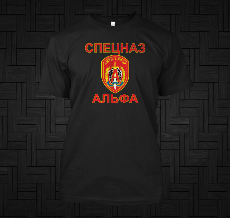 Spetsnaz Alfa black T-Shirt