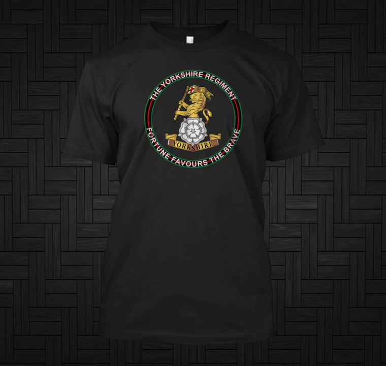 Yorkshire Regiment Black T-Shirt