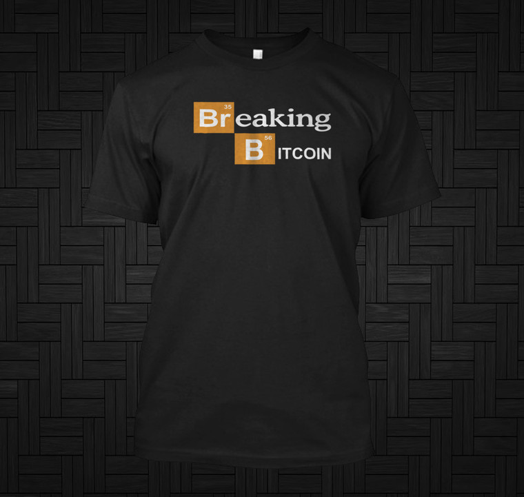 Bitcoin original Breaking bitcoin Black T-Shirt