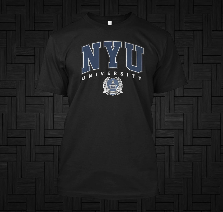 NYU University Graduation Black T-Shirt